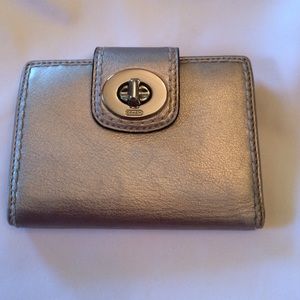 !!FINAL PRICE!!  Coach Silver Wallet